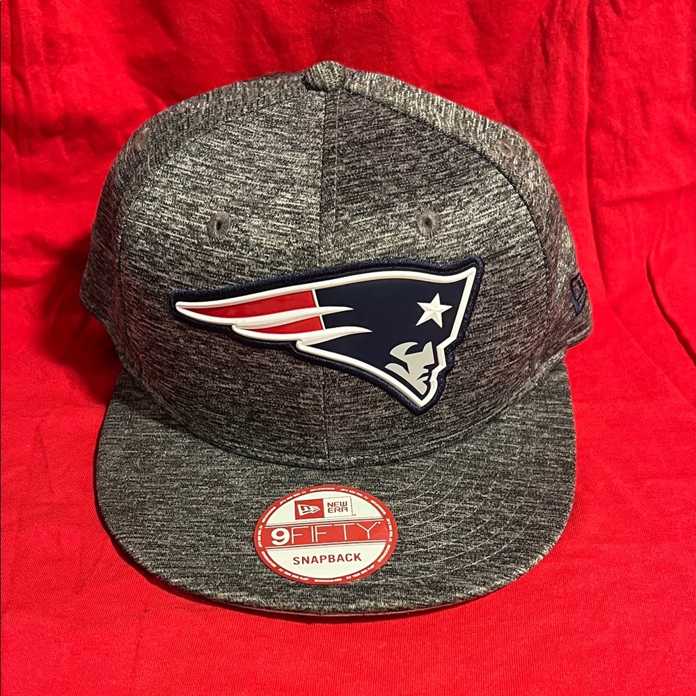 New Era Gray Patriots 9Fifty Snapback Cap
